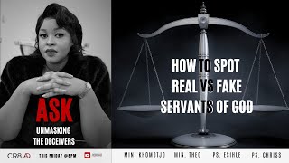 ASK  How to spot a fake VS a real servant of God [upl. by Rudd]