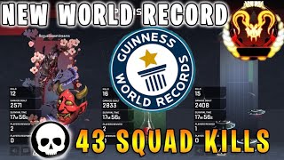 Apex Predator New World Record by Insane ROGUE Squad FULL GAME  Huskers Apex Legends [upl. by Adiv500]