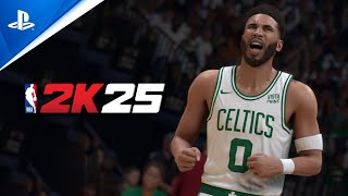 NBA 2K25 Official Gameplay Trailer  Cover Athlete Jayson Tatum Reveal  PS5 [upl. by Poliard]