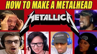 Metallica quotMaster of Puppetsquot Best of Reactions Compilation  How To Make A Metalhead [upl. by Ynamreg]