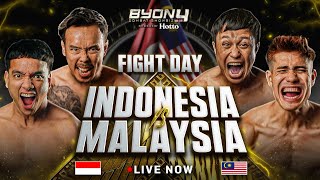 INDONESIA VS MALAYSIA BYON COMBAT SHOWBIZ VOL4 LIVESTREAM [upl. by Brandie]