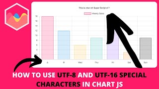 How to Use UTF8 and UTF16 Special Characters in Chart JS [upl. by Ahsetan]