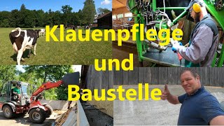 Fahrsilobau und Klauenpflege [upl. by Sidonia262]