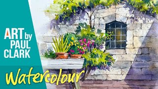 How to Paint Wall textures and Shadows in Watercolour [upl. by Kcirdnek]