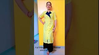 Collar Neck Design Front Open Designer Kurti [upl. by Ellebana]