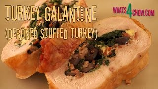 How to Debone amp Stuff a Whole Turkey Thanksgiving Recipe Special Turkey Galantine  Ballotine [upl. by Syramad]