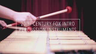 20th Century Fox Intro  Percussion Instruments [upl. by Weasner]