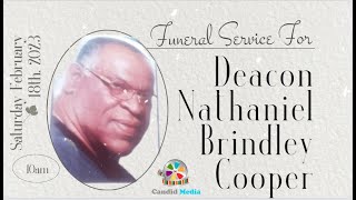 Funeral Service for Deacon Brindley Cooper [upl. by Erle]