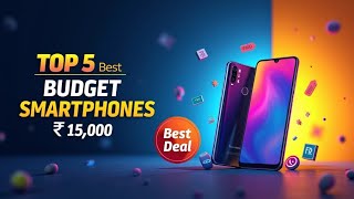 TOP 5 BEST BUDGET SMARTPHONES UNDER 15000 RS 2024best phone under 15000 [upl. by Anoek566]