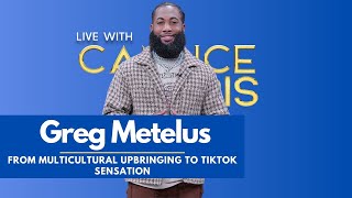 Greg Metelus From Multicultural Upbringing to TikTok Sensation  Live with Candice and Kris [upl. by Lamok72]