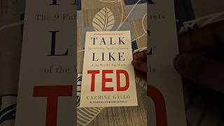 Talk like TED book books bookreview igbookreview bookreads booktok motivation talkliketed [upl. by Elleined]