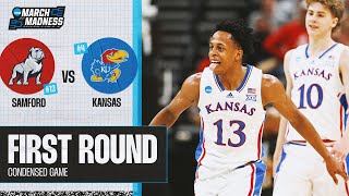 Kansas vs Samford  First Round NCAA tournament extended highlights [upl. by Mafala]