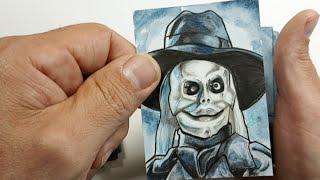 Puppet Master 35 Anniversary Sketch Cards  Horror Art  art drawing love halloween [upl. by Neveda]