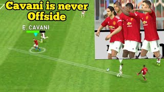 Cavani is never offside  PES Edinson Cavani Goal [upl. by Nuris]