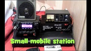 CB RADIO Small mobile set up with a Tank Whip [upl. by Massingill322]