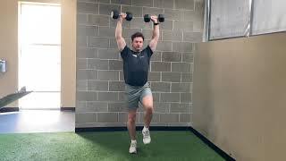 Knee Raise Overhead Press SD 480p [upl. by Nytsirt168]