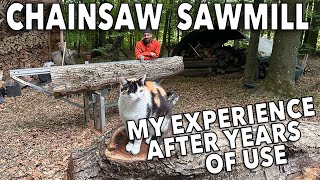 My honest review of Logosol chainsaw sawmill after years of use [upl. by Bj332]