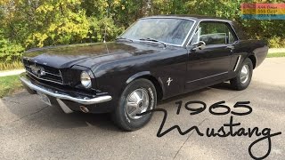 My 1965 Mustang Coupe  First Look Walkaround Quick Drive [upl. by Charis]