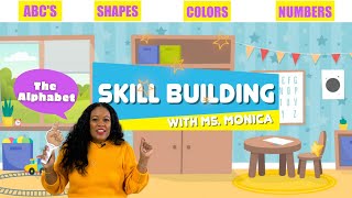 Virtual Preschool  Skill Building with Ms Monica  The Alphabet [upl. by Ayamahs]