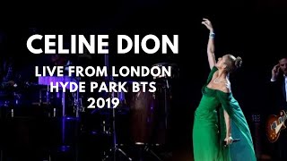 Céline Dion  Live From London BTS Hyde Park 4K Upscale [upl. by Aramoj]