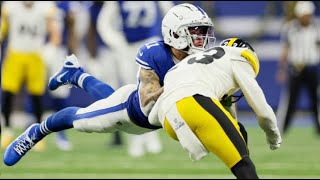 Colts Lose WR Michael Pittman to Concussion in brutal hit from Steelers safety Damontae Kazee [upl. by Keon539]