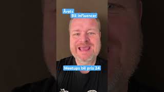 MEETUPS BIL PRIS 2024 Årtes bil influencer [upl. by Stultz]