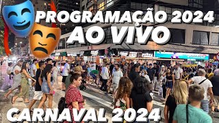 Balneário Camboriú AO VIVO CARNAVAL 2024 PROGRAMAÇÃOBielTurismo [upl. by Nevear32]