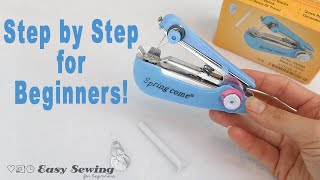 How to Operate a Mini Stapler Sewing Machine  Tutorial [upl. by Dunson]