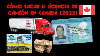 Licencia de camión en Canadá ¿cómo obtenerla 2022 [upl. by Anelhtak]