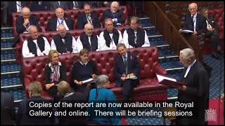 Lord Speakers committee on the size of the House  House of Lords [upl. by Jovita442]