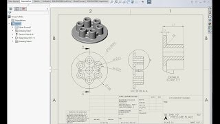 SOLIDWORKS Tutorial quotIntroduction to SOLIDWORKS my first drawingquot 0210 [upl. by Okiruy]