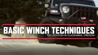 Basic Guide to Winch Techniques [upl. by Tallie40]