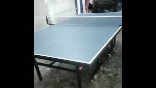 18mm MDF table top indoor folding ping pong table tennis table [upl. by Esenahs]