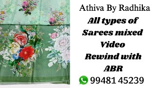 Mixed Magic ✨😁 sarees athivabyradhika alltypesofsarees [upl. by Judi]