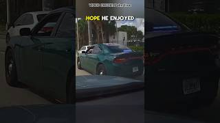 Driver Gets Instant Justice For Cutting Off A Cop [upl. by Aehtorod]