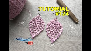 Aretes en crochet  124 voto 5 Hermosos [upl. by Nnayllas]