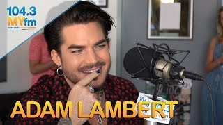 Adam Lambert Talks Superpower Queen Bohemian Rhapsody amp More [upl. by Aisiram700]