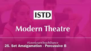 ISTD  Modern  Intermediate  25 Set Amalgamation Percussive B [upl. by Avika]