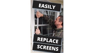 EASILY Replace Window Screens [upl. by Curson]