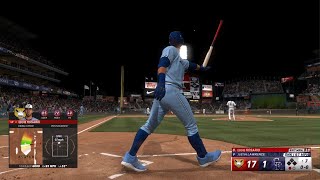 Eddie Rosario no doubt HR animation MLB The Show 24 [upl. by Stern]