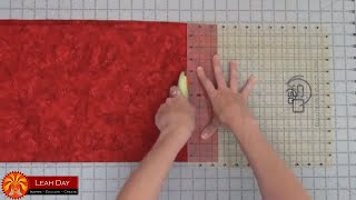 Prepare and Cut Fabric for a Log Cabin Quilt  Learn to Quilt with Leah Day [upl. by Baudoin]