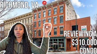 REVIEWING A 310000 CONDO ON ZILLOW  MOVING TO RICHMOND VA [upl. by Inaffyt]