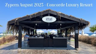 Concorde Luxury Resort  Zypern August 2023 [upl. by Suolkcin759]