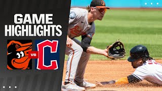 Orioles vs Guardians Game Highlights 8424  MLB Highlights [upl. by Ronnica]