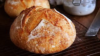 PAN CASERO con MASA MADRE  Cómo hacer Pan de Masa Madre  CUKit [upl. by Meeharbi]