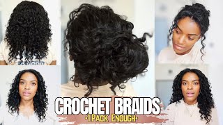 🆕 amp IMPROVED  Braiding pattern •Undetectable Hairline •ONLY 1 Pack •Crochet Braids‼️ [upl. by Ashely]