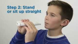 How to use a peak flow meter [upl. by Ecirad398]