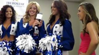 Dallas Cowboys Cheerleaders  Intros at Iberostar 1 [upl. by Noside]