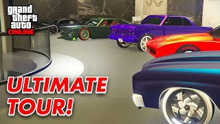 My ULTIMATE GTA 5 Modded Cars Garages Tour Updated GTA Online Modded Car Garage Showcase [upl. by Ahsii]