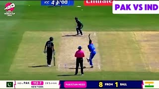 PAK VS IND  T20 World Cup 2024 Match Highlights  Hindi Commentary  full highlights match [upl. by Siuqram269]